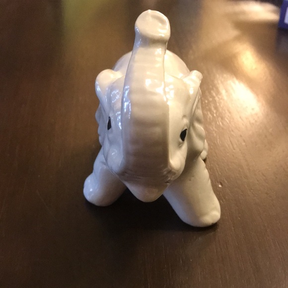 Adorable Ceramic Gray Elephant - Picture 3 of 7